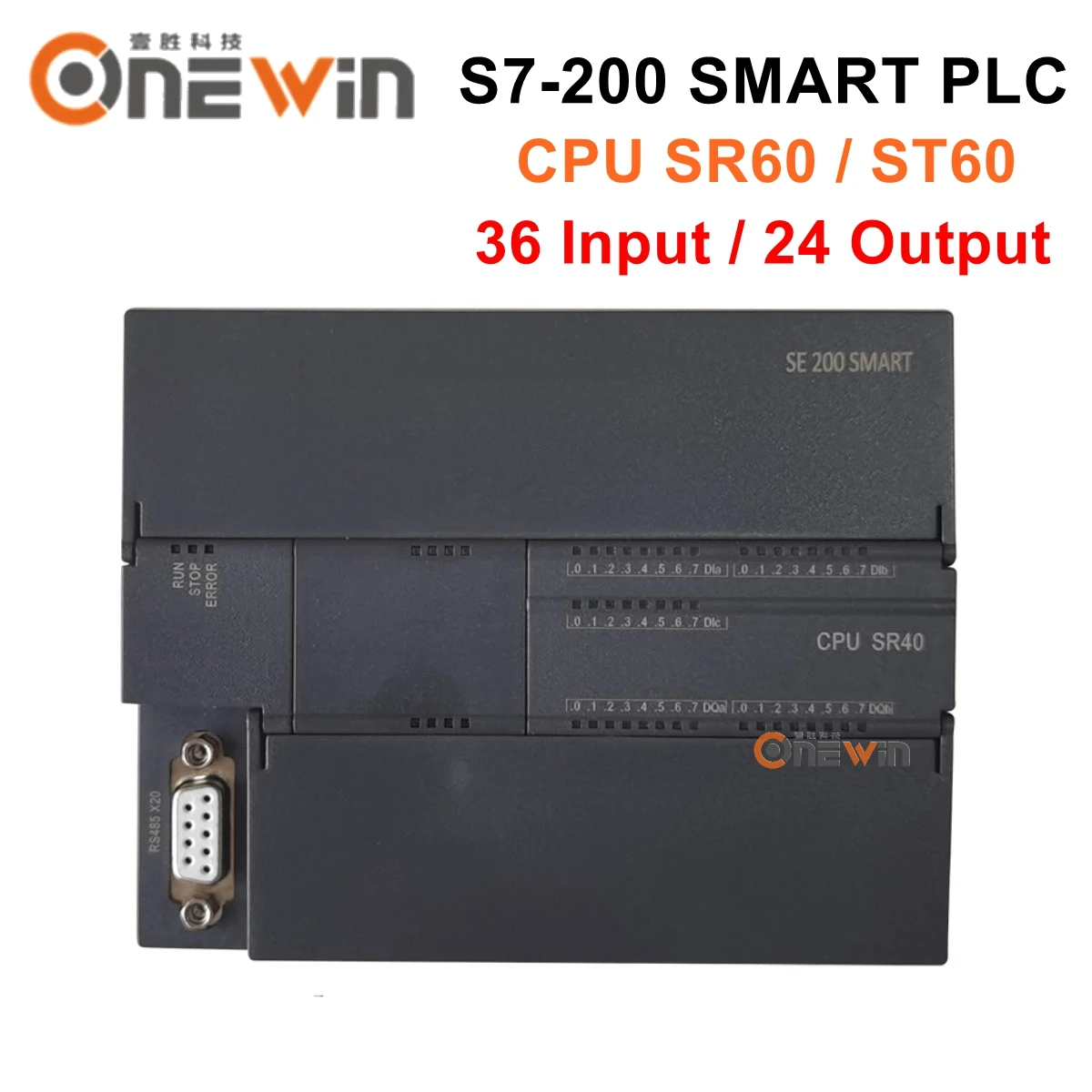 

Compatible CPU SR60 ST60 S7-200 SMART PLC Programmable Controller 36 Input 24 Output 288-1SR60-0AA0 288-1ST60-0AA0