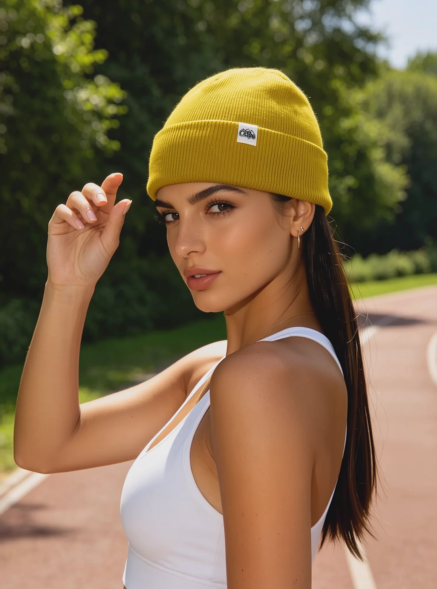 Versatile, loose-fitting, unisex winter and autumn plain, simple knitted hat/woolen cap with ear protection.