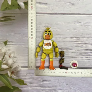 FNAF-Nightmare PVC Actionfigur, Freddy, Bonnie, Foxy, Chica, Bewegbar, Blacklight, Frostbe, Modell, Sammelspielzeug, 14 cm 10 Hauptverkäufe FNAF -Geburtstag - №2