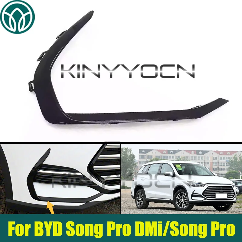 

Car Front Bumper Fog lamp Trim For BYD Song Pro DMi/Song Pro 2021 2022 Bumper Strip Trim