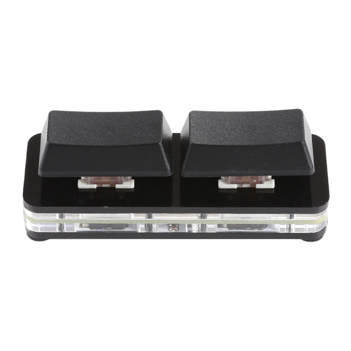 ATP-2 Key Custom Shortcut Keyboard USB Hot Swappable Mechanical Shaft Wired Enter Space Custom Screen Cut Keyboard,Black