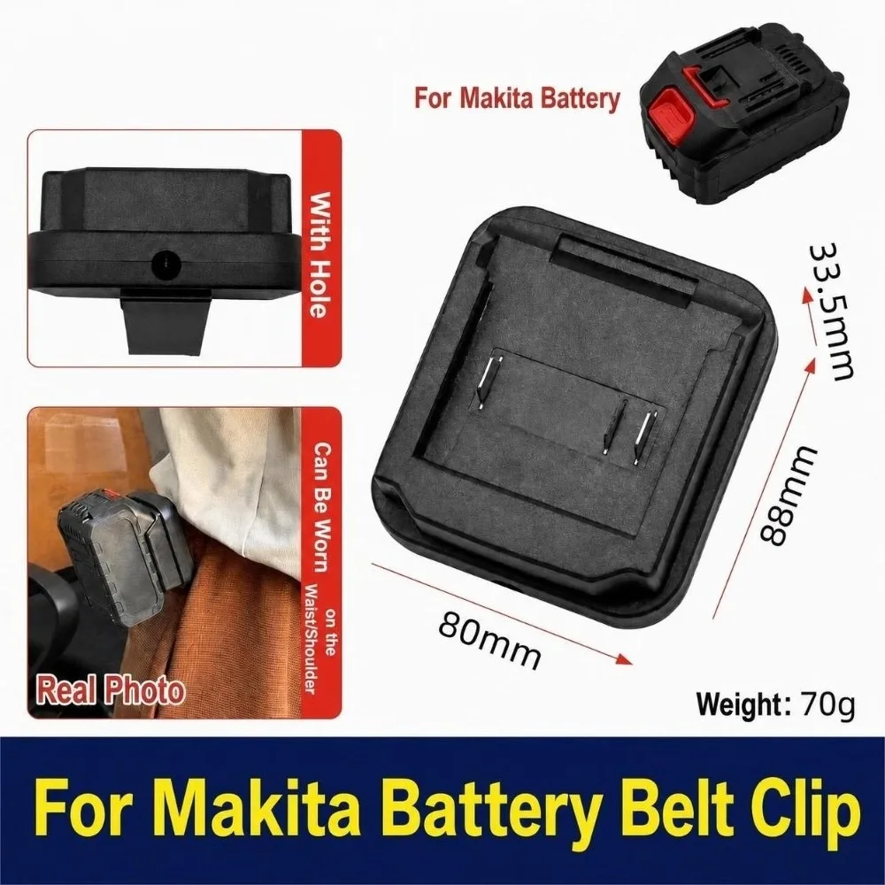 With Wire Battery Adapter Terminal Contact Back Hole Power Output Base Plastic Housing Power Convertor for Makita Battery