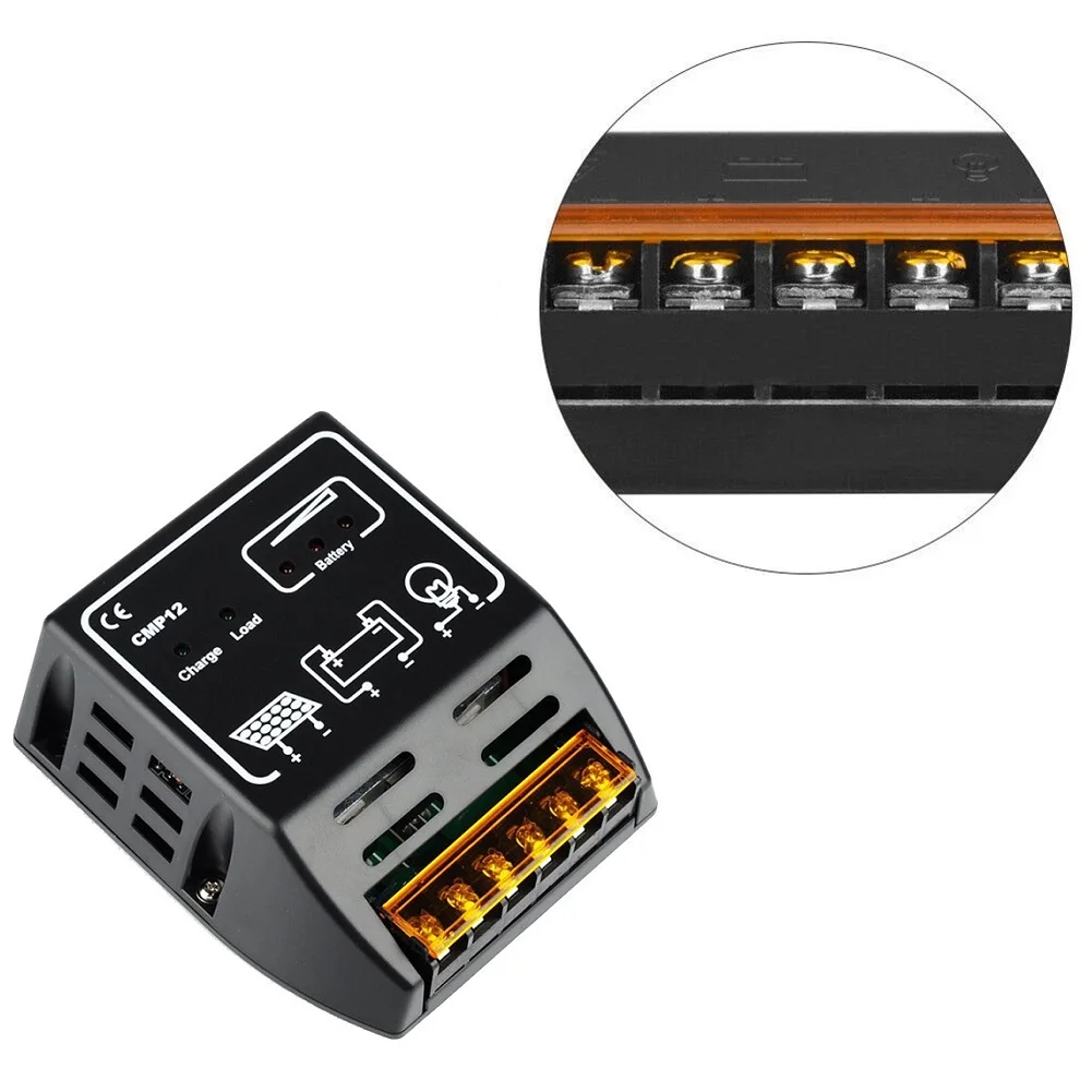 12/24V Auto Solar Charge Controller 10A 20A PWM Solar Regulator Intelligence Battery Charger Overload Protect Solar Panel System