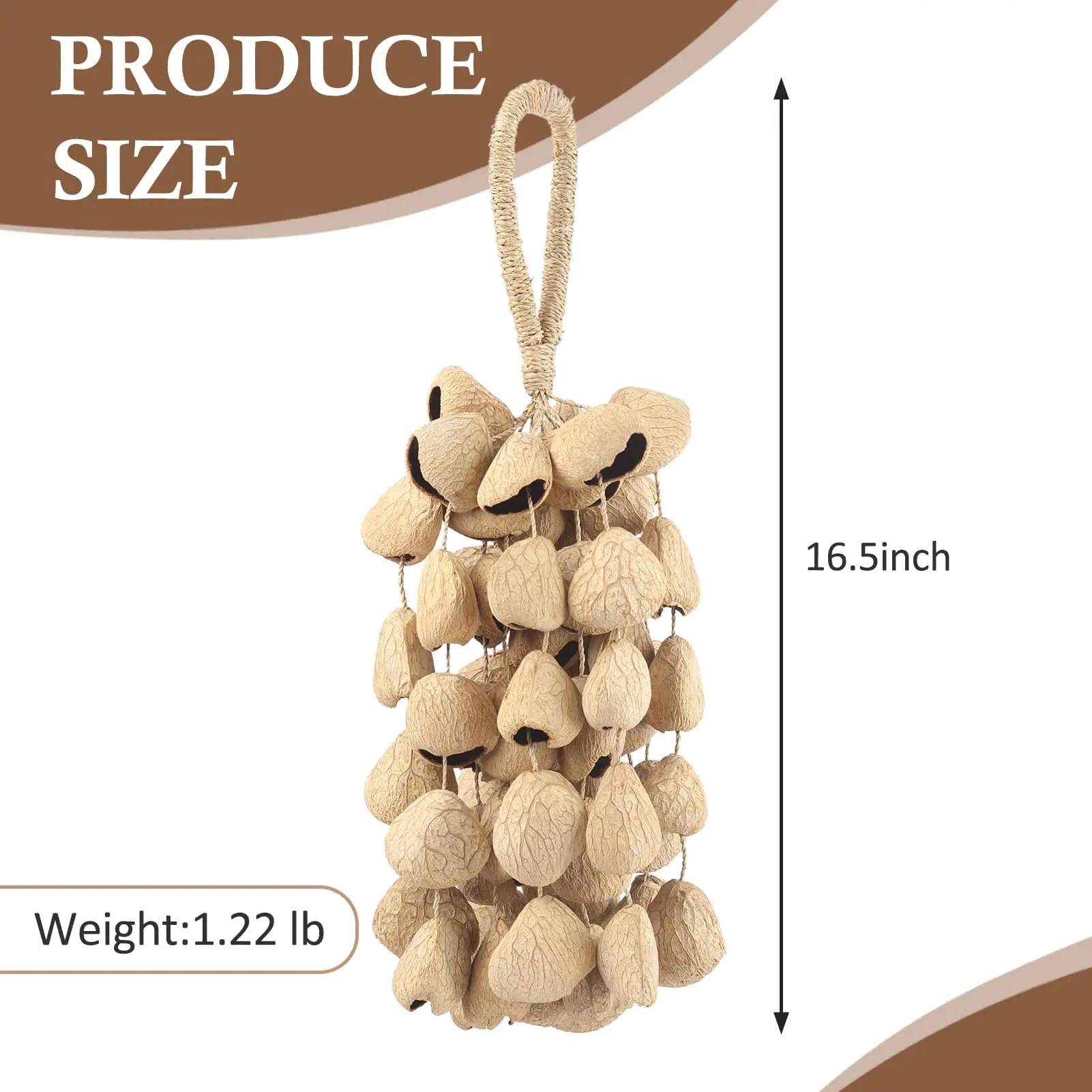 Handmade Natural Shaker for Meditation & Healing, 84 Panji Seed Rattle - Peruvian Style Sound Instrument