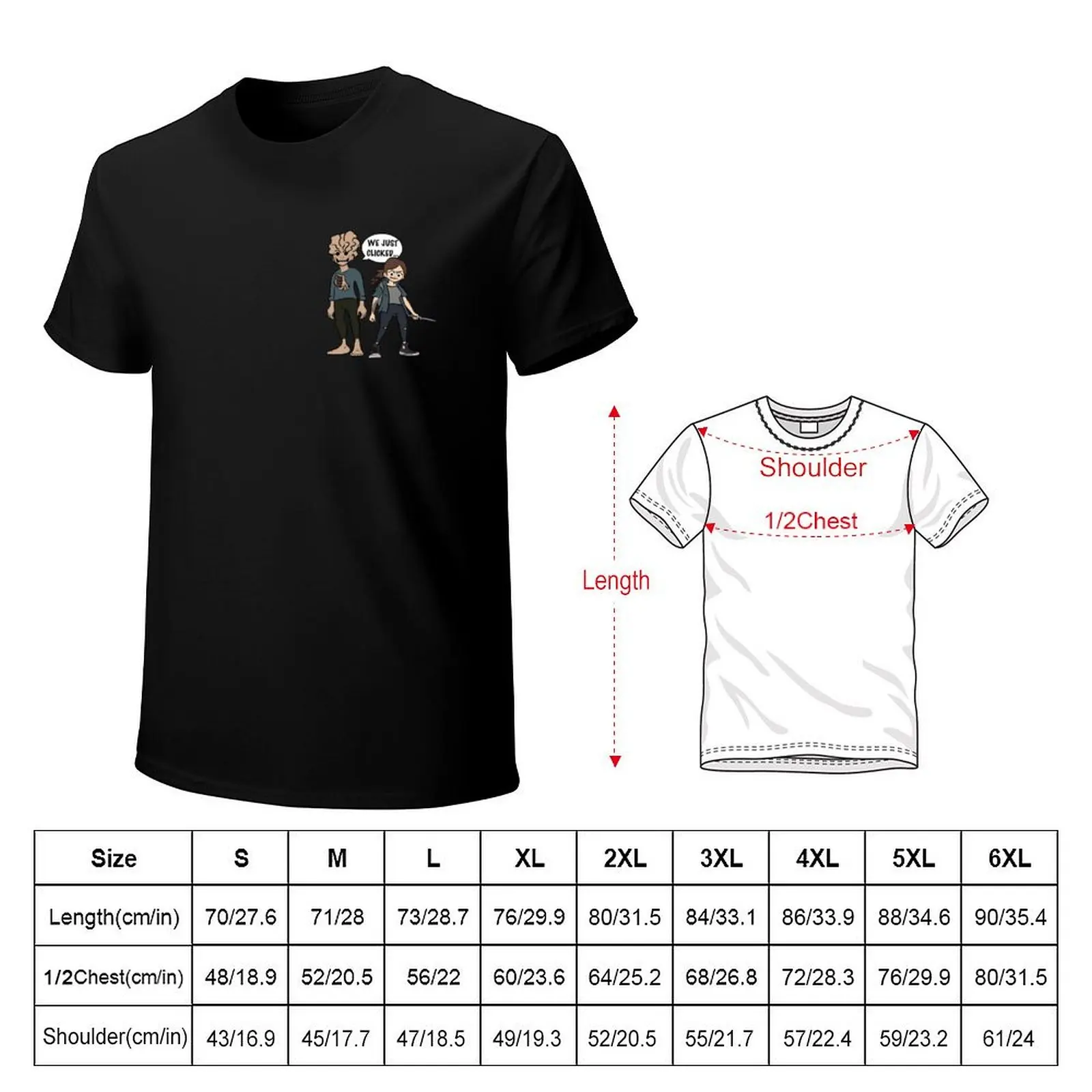 Clickers T-Shirt Big and Tall Basic Tee Shirt