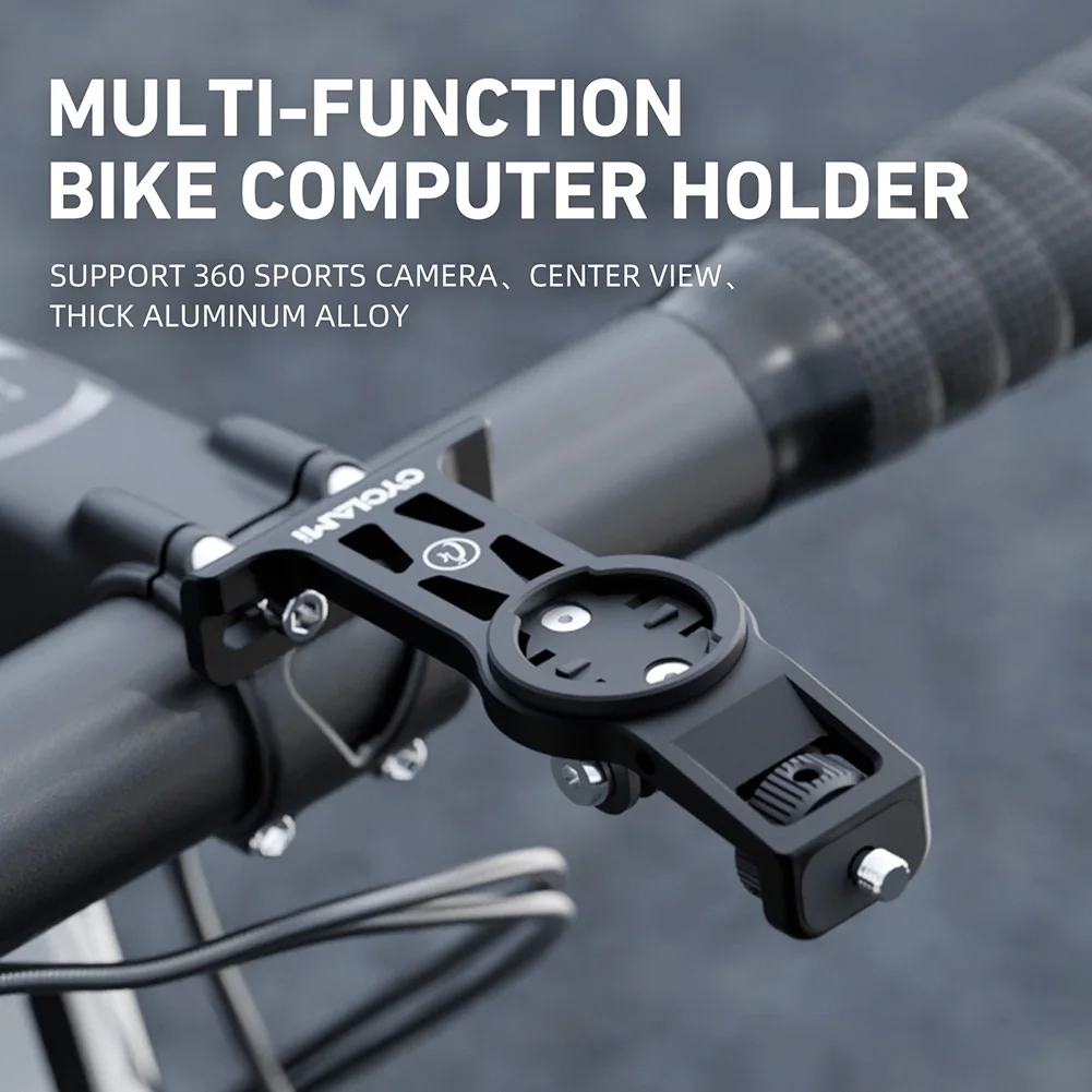 

Bicycle Handlebar Computer Holder Aluminum Alloy Adjustable Speedometer Bracket Wear Resist for Bicycle Flashlight Stem Stand