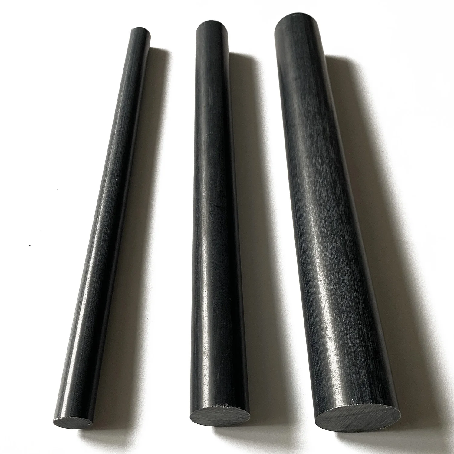 Black Linen Phenolic Rod Bar for Pool Cue Building Supply Material - 300mm Length