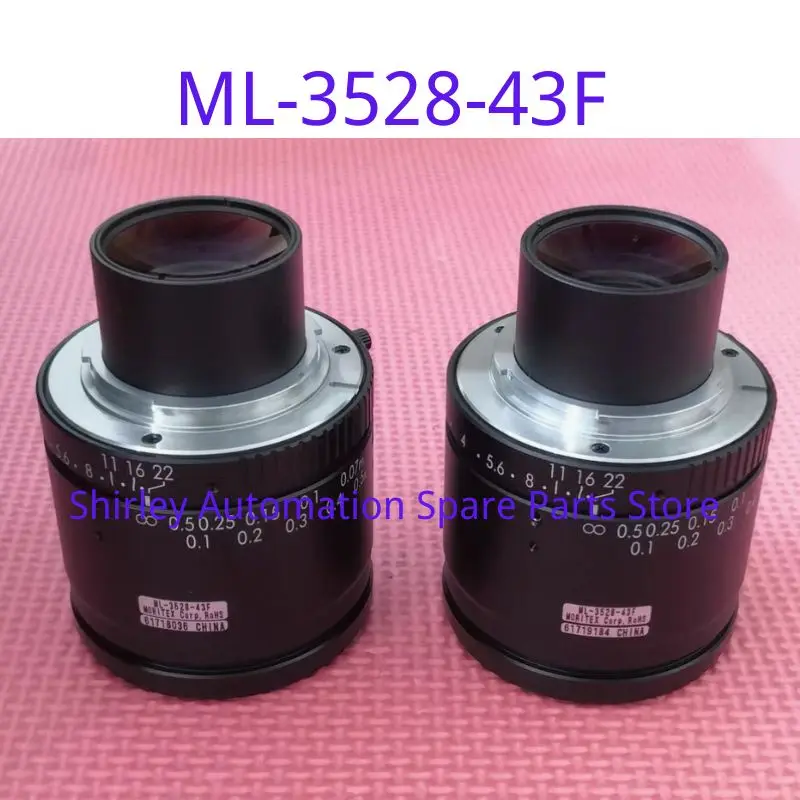 

second-hand ML-3528-43F Industrial Camera Lens Test OK Fast Shipping