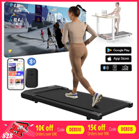 300lbs Treadmill for Home 2.5HP Treadmills Walking Pad LCD Digital Data Display 2in1 Walking Running Fitness Exercise Machine