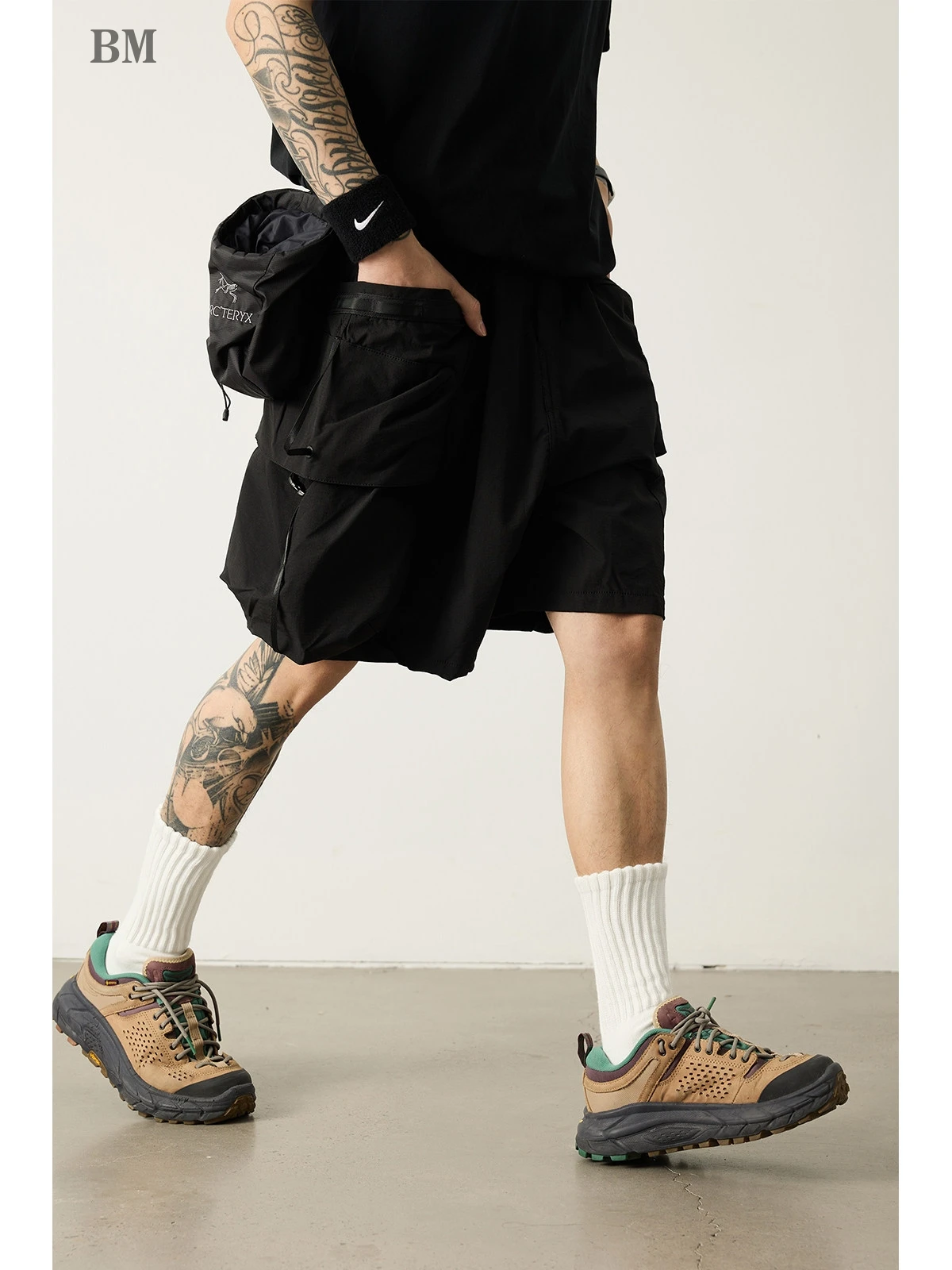 Mens Summer Cargo Shorts 5 Inch Loose Fit Multi Pocket Lightweight Outdoor Hiking Streetwear Hip Hop Trendy High Quality Pants