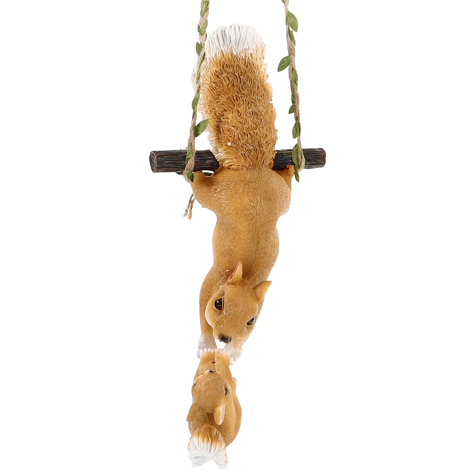 

Squirrel Pendant Flower Pot Ornament Cute Resin Statue Delicate Hanging Garden Supplies Courtyard Adorable Squirrel Decor Craft
