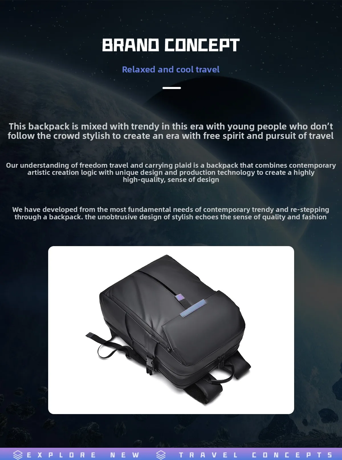 Mochila sólida de cuero PU de gran capacidad escalable, mochila de negocios, casco de viaje, mochila de baloncesto, bolsa de viaje