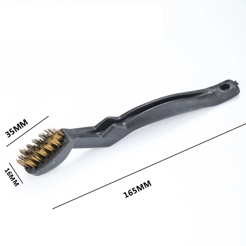 Mini brosses métalliques pour enlever la rouille, brosses à livres en laiton, brosses métalliques à récurer et à polir, outils pour livres, kits pour la maison, brosse métallique, 3 pièces