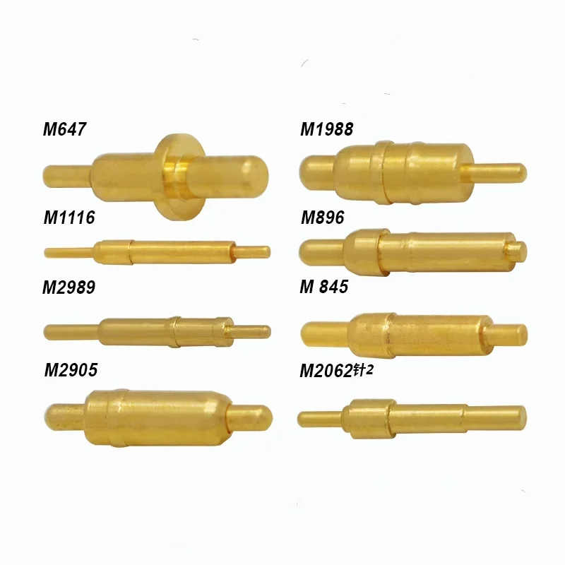 

Retractable Battery Pin Elastic Contact Battery Conductive Probe Gold Plated Spring Thimble Pogopin Connector