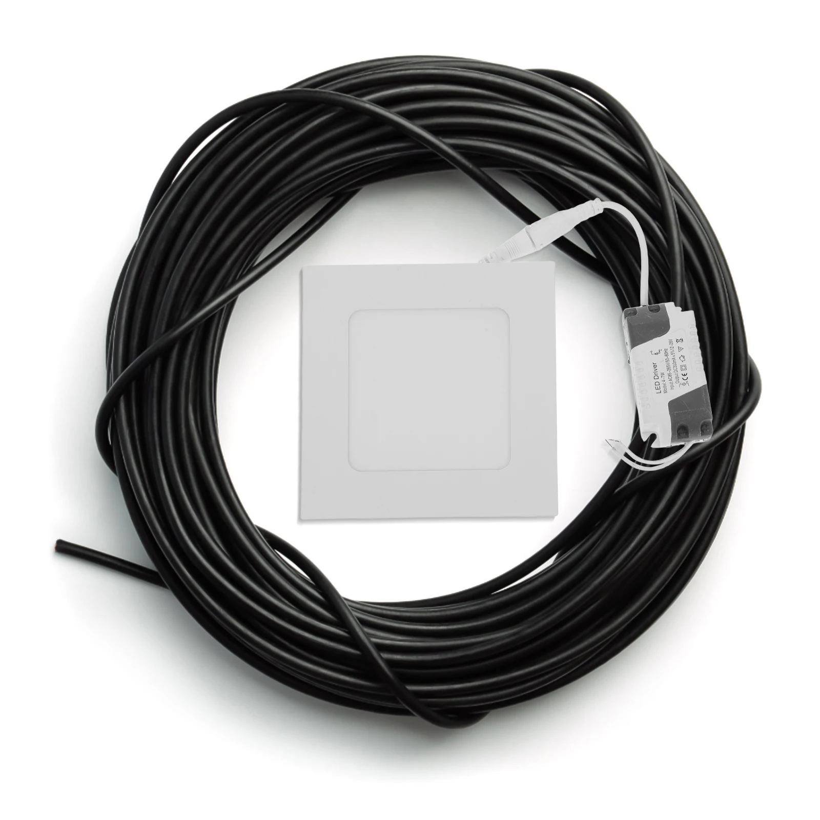 

Square Panel Lamp 6W Warm White LED Light Fixtures Flush Mount Ceiling Lights Energy Saving Home Office Kitchen Lighting