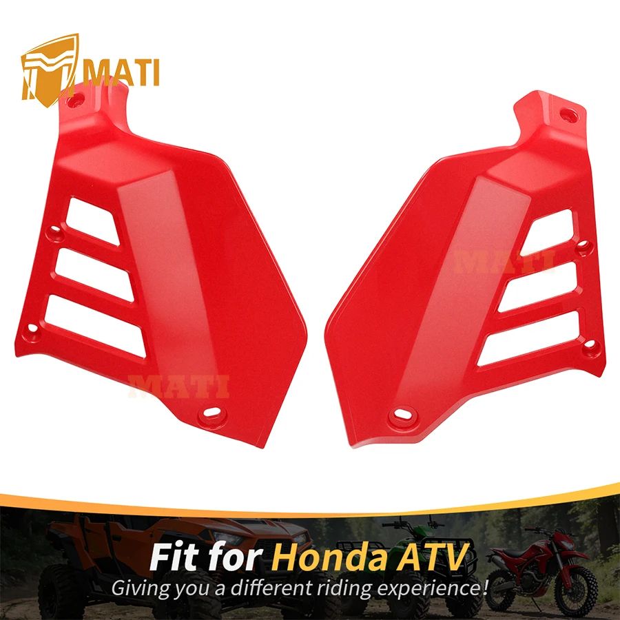 Left and Right Red Radiator Shroud 19035-HA2-670ZA for Honda ATC250R 1985-1986 19030-HA2-670ZA