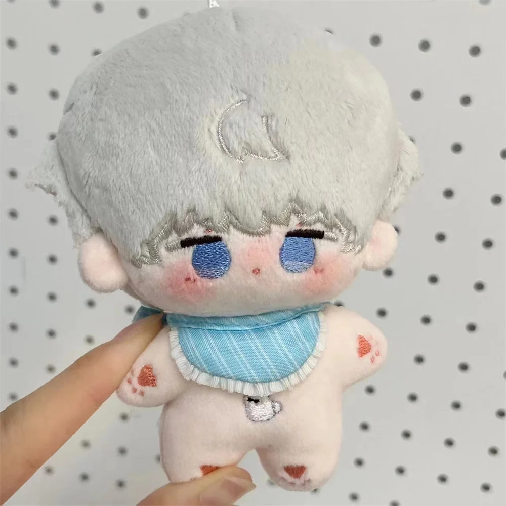 Plushie Love and Deepspace Xavier Zayne Rafayel Sylus Caleb 10cm Doll Toy Plush Body Stuffed Bib Game Cosplay Kids Gift Cute