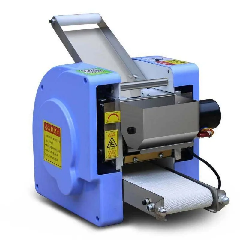 

Electric commercial leather rolling machine Household imitation handmade dumpling skin machine Small automatic wonton machine