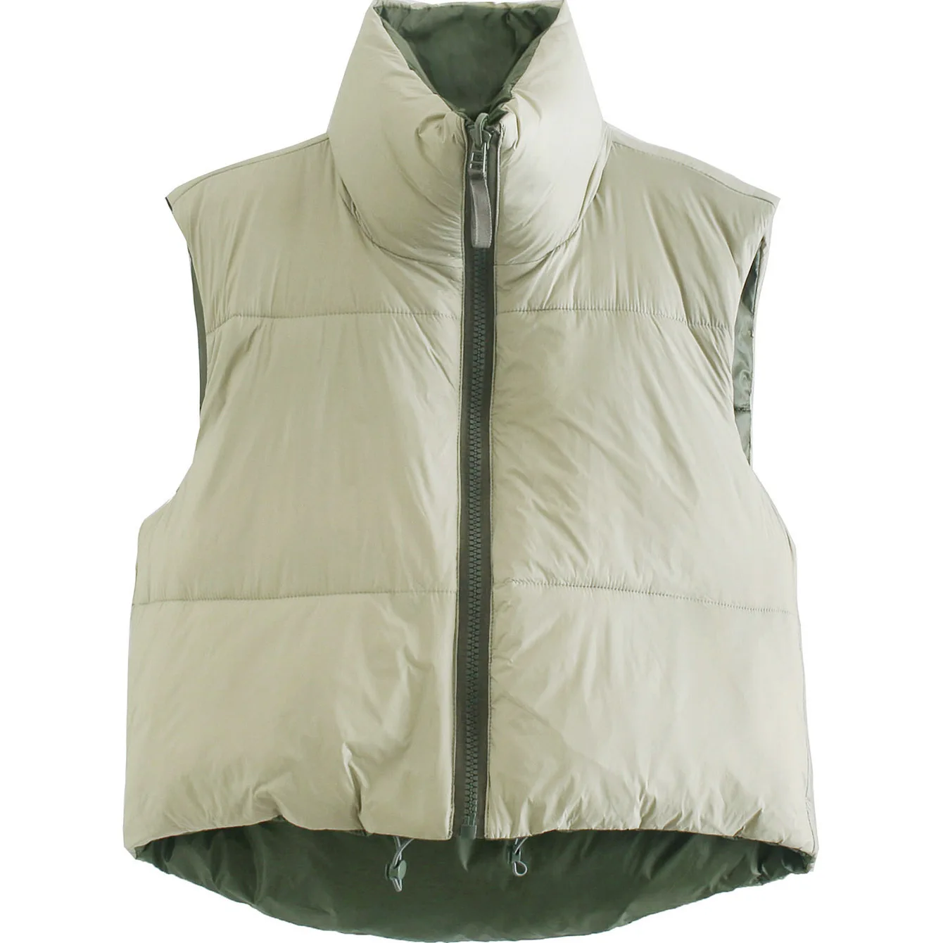 سترة قطنية مزدوجة الجوانب من JNLEAOG تصميم متعدد الاستخدامات للخريف ملابس نسائية جديدة للتنقل بدون زر #2