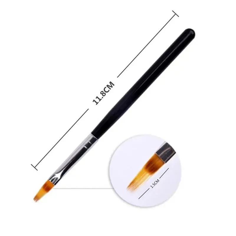 Nail Tools Nail Brush Serrated Powder Bar Black Bar Nail Pen Nail Pen Gradient Pen Nail Brush