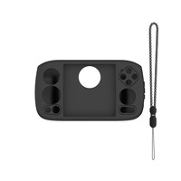 Silicone Protective Cover Anti-Scratch Shockproof Game Console Case With Lanyard Solid Color Shell for ANBERNIC RG Cube