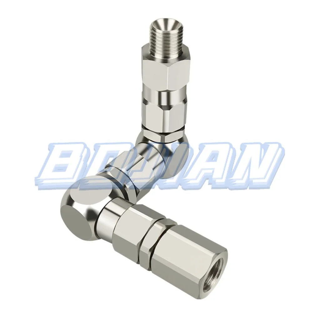 1 buah 1/4 1/2 3/8 z-type Rotary Joint 6500PSI Sprayer pompa aksesori Stainless Steel rotasi Sprayer 360 ° pompa aksesori