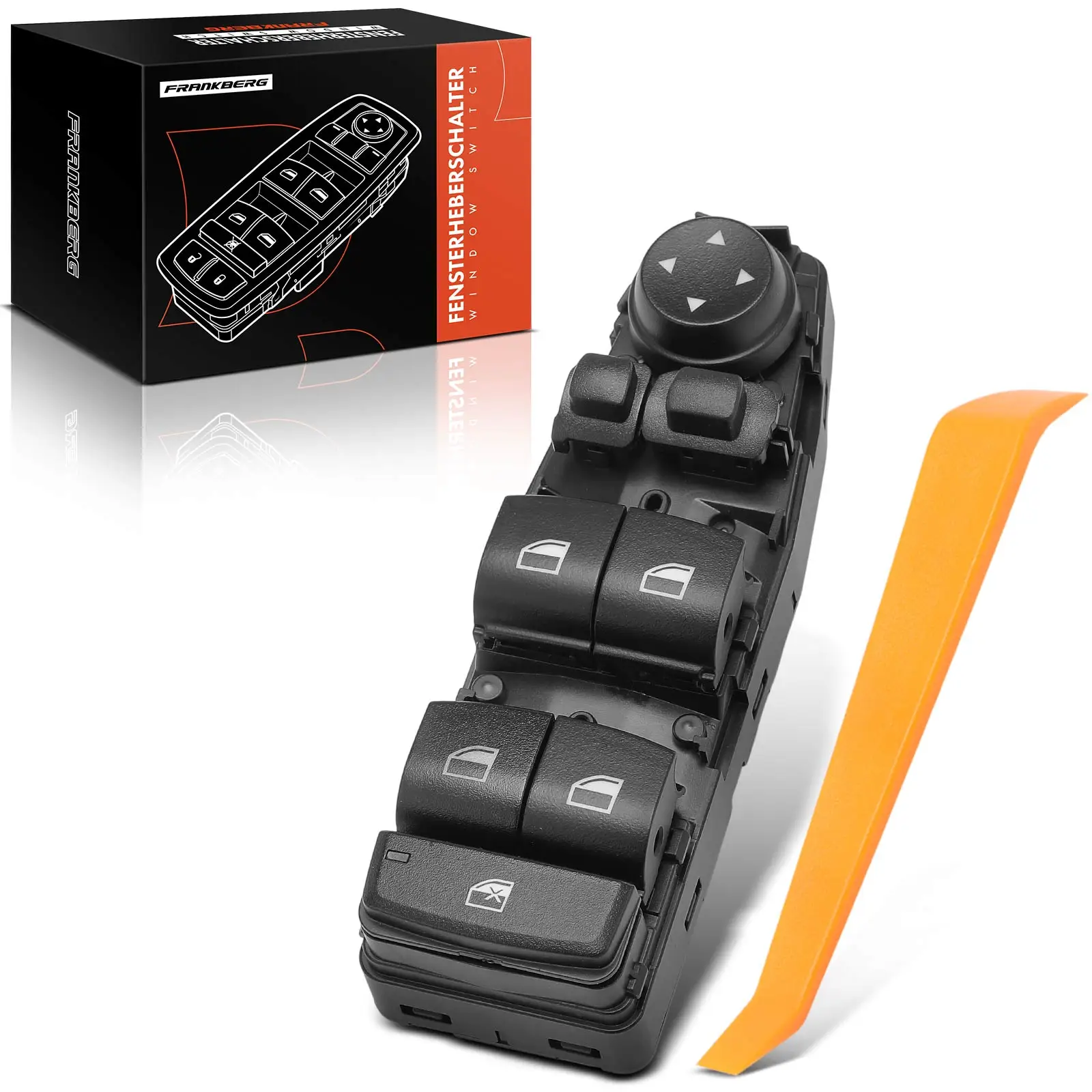 Frankberg 1x Driver schakelaar Raammechanisme voor BMW 5 Serie F10 F07 F11 6ER F06 X3 F25 61319179913 61319241955 61319238239