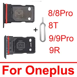 Nano Sim Card Tray Holder For Oneplus 8 8T 9 Pro 9R 1+8 1+8T 1+8Pro 1+9 1+9Pro 1+9R Sim Card Slot Socket Replacement Parts