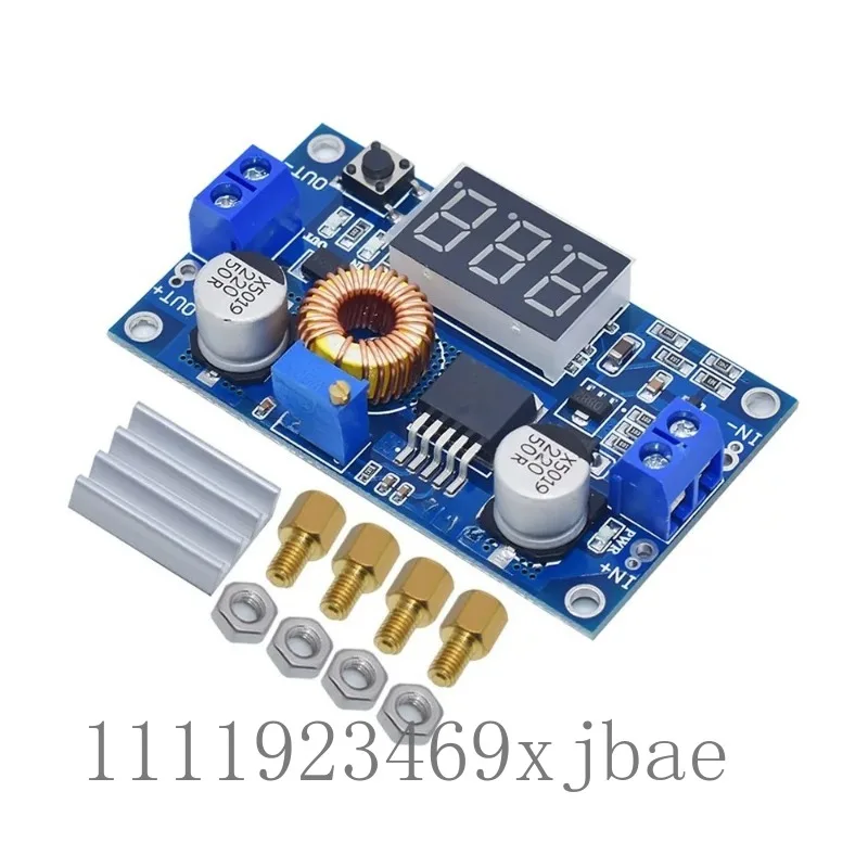 5A High Power 75W DC-DC Adjustable Step Down Voltage Regulator Module With Digital Voltage Display Screen
