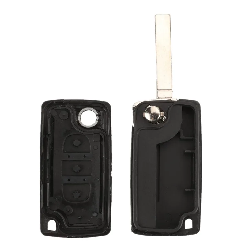 3 knoppen 433 MHZ ID46-PCF7941 CE0523 Filp Afstandsbediening Slimme Autosleutel Voor Citroen C1 C2 C3 C4 C5 Berlingo Picasso Voor Peugeot 207 307
