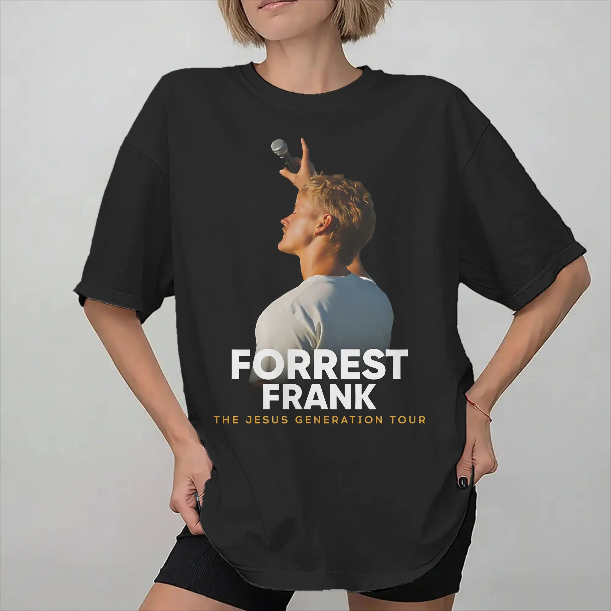 FORREST FRANK The Jesus Generation Tour 2026  Print T Shirt for Men Women  100% Cotton  Tee Shirt Clothing