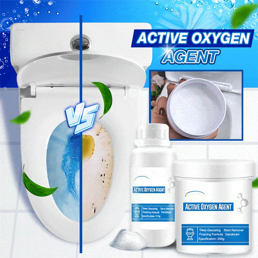 Toilet Oxygen Cleaning Toilet Cleaning Deep Decontamination Toilet Active Oxygen Agent Kitchen Water Pipe Sewer Deodorant Powder