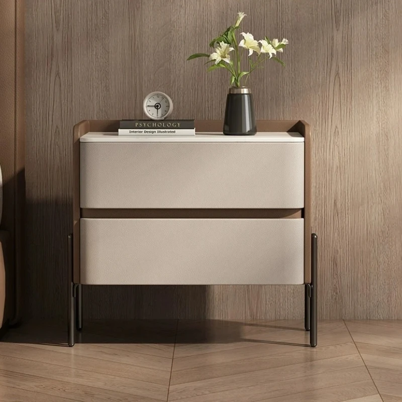 

Italiya Luxury Nightstands White Unique Bedside Solid Wood Design Nightstands Storage Modern Mesitas De Noche Home Furniture