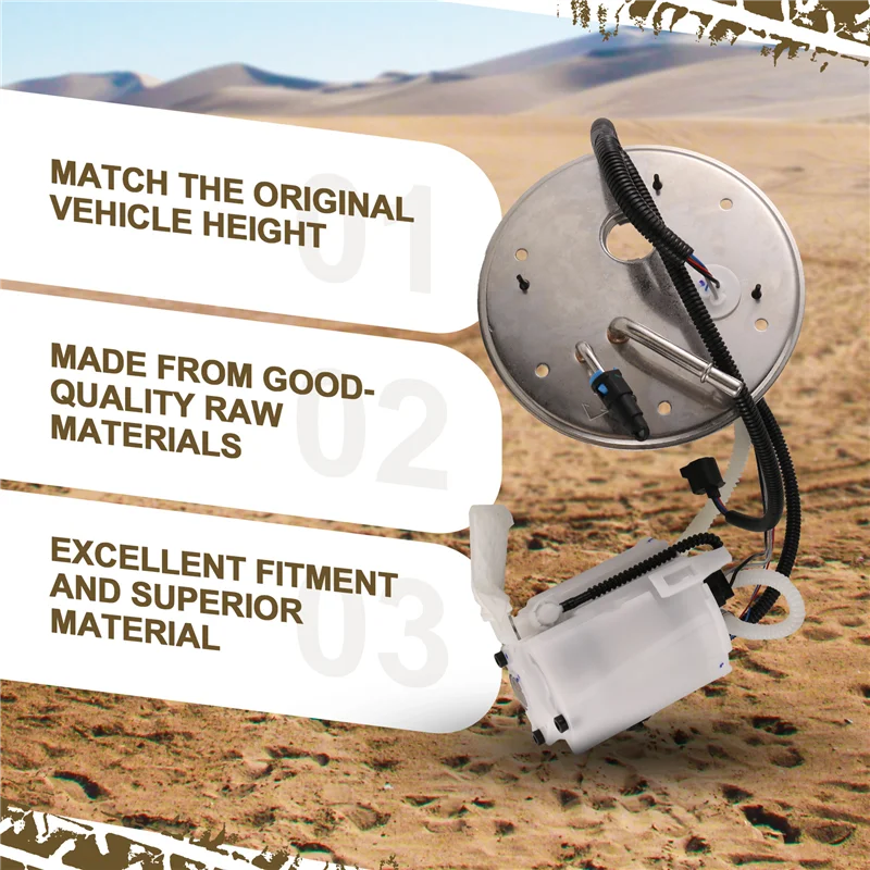 

Ingenious-Electric Fuel Pump Assembly For Ford F-350 F-350 Super Duty F-450 2008-2010 8C3Z-9H307-D 8C3Z9H307D E2510M