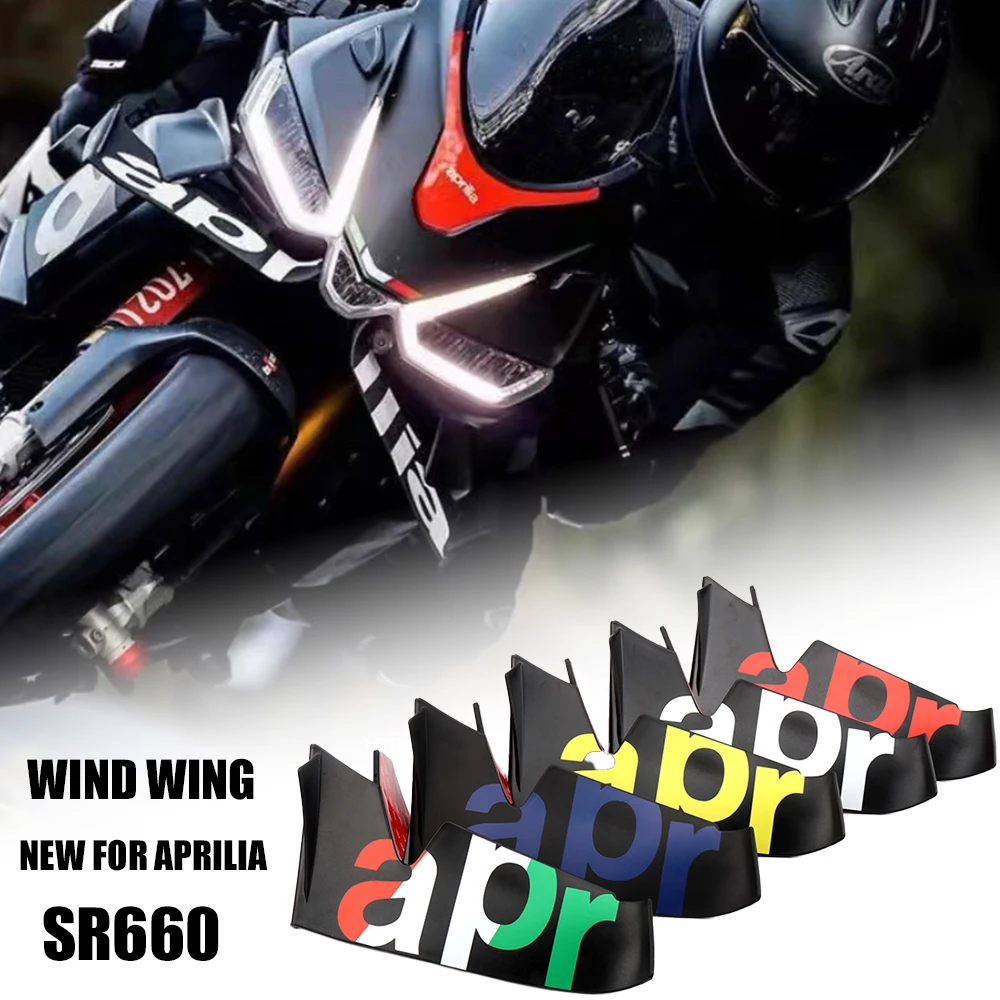 

New Naked Front Spoiler Winglet Aerodynamic Wing Kit Spoiler For Aprilia RS660 RS 660 rs660 rs 660 Motorcycle Accessories