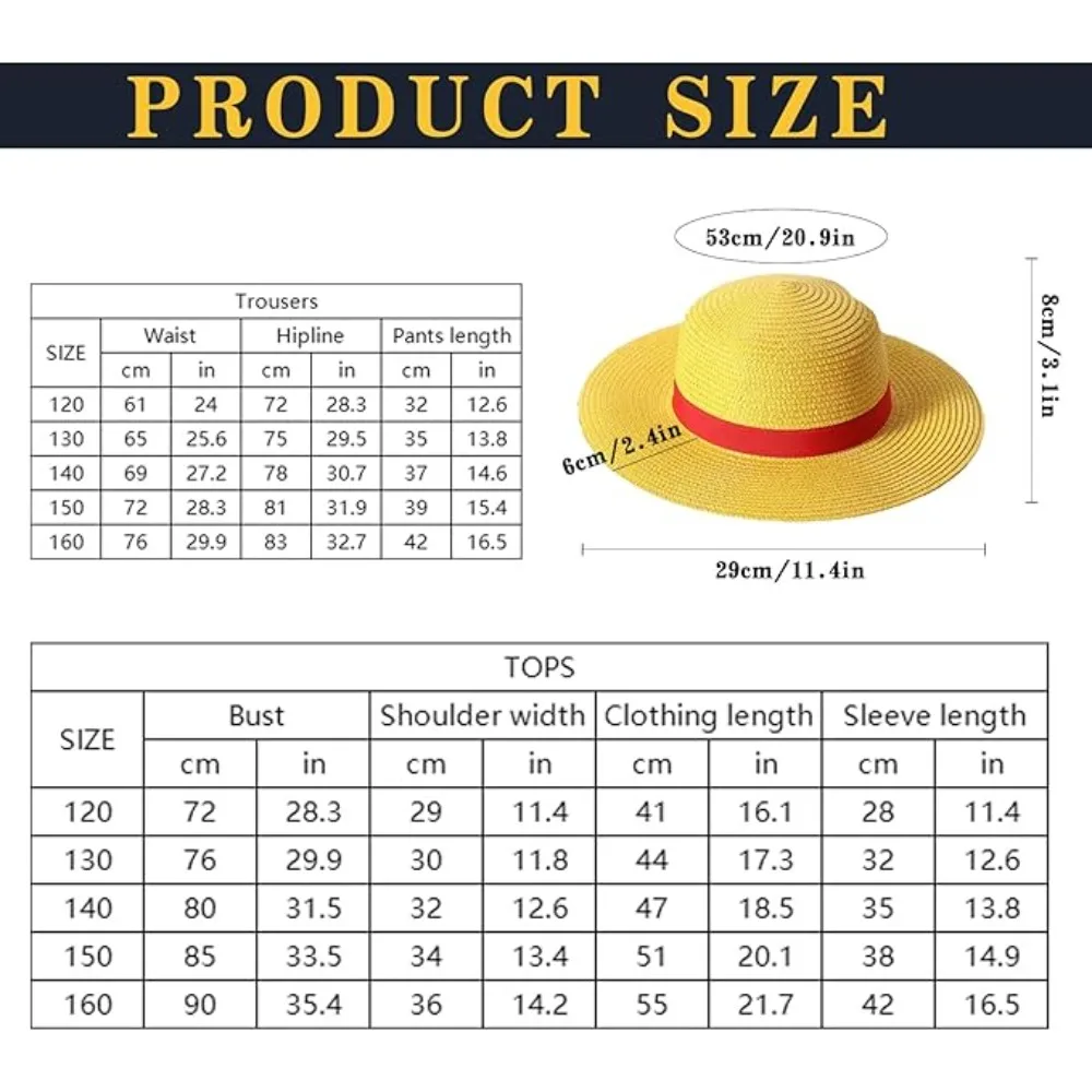 أنيمي الكابتن تأثيري حلي تمويه القمم السراويل قبعة مجموعة كاملة للأطفال الأولاد ملابس هالوين كرنفال ملابس للحفلات لعب الأدوار