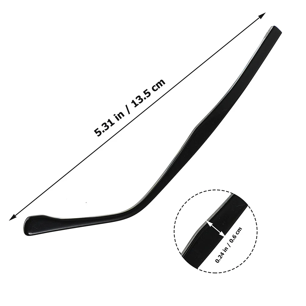 

2 Pairs Metal Temple Accessories Leg Sunglasses Eyeglasses Arm Replacement Replacements Arms for Repair Miss