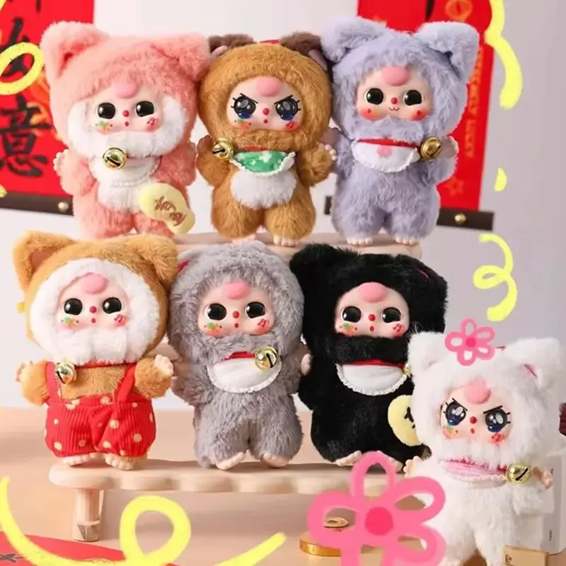 

Натуральная детская серия «Три миллионеров» кошек, игра-сюрприз, слепая коробка, милый плюшевый кулон, украшения, подарки-сюрпризы