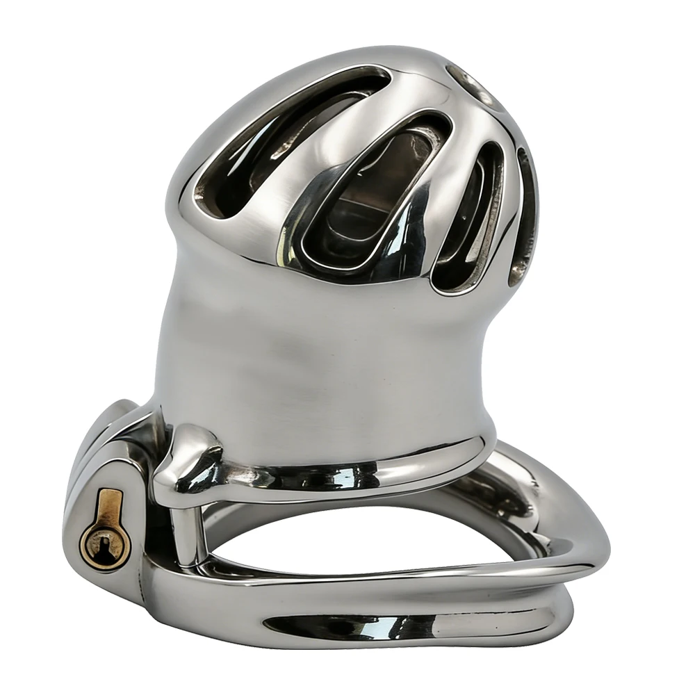 Men's masochistic love chastity cage mechanical multifunctional adult product CB lock restraint abstinence chastity lock