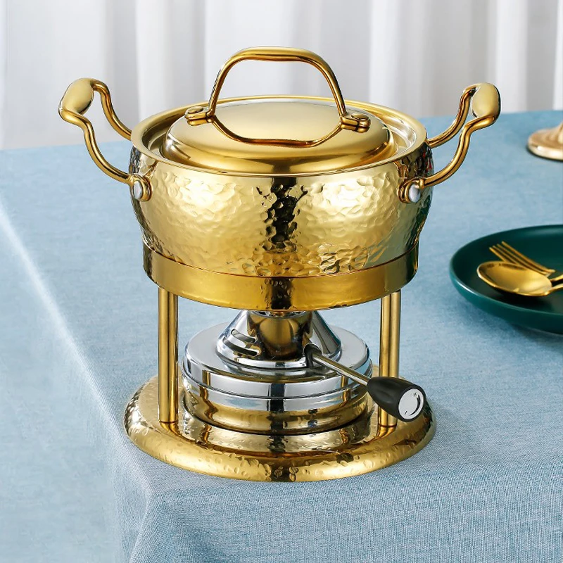 

Кастрюля с двойными ушками из нержавеющей стали 304, одинарная кастрюля с утолщенным молотком и крышкой, домашние кастрюли самообслуживания, тушенная кастрюля, посуда