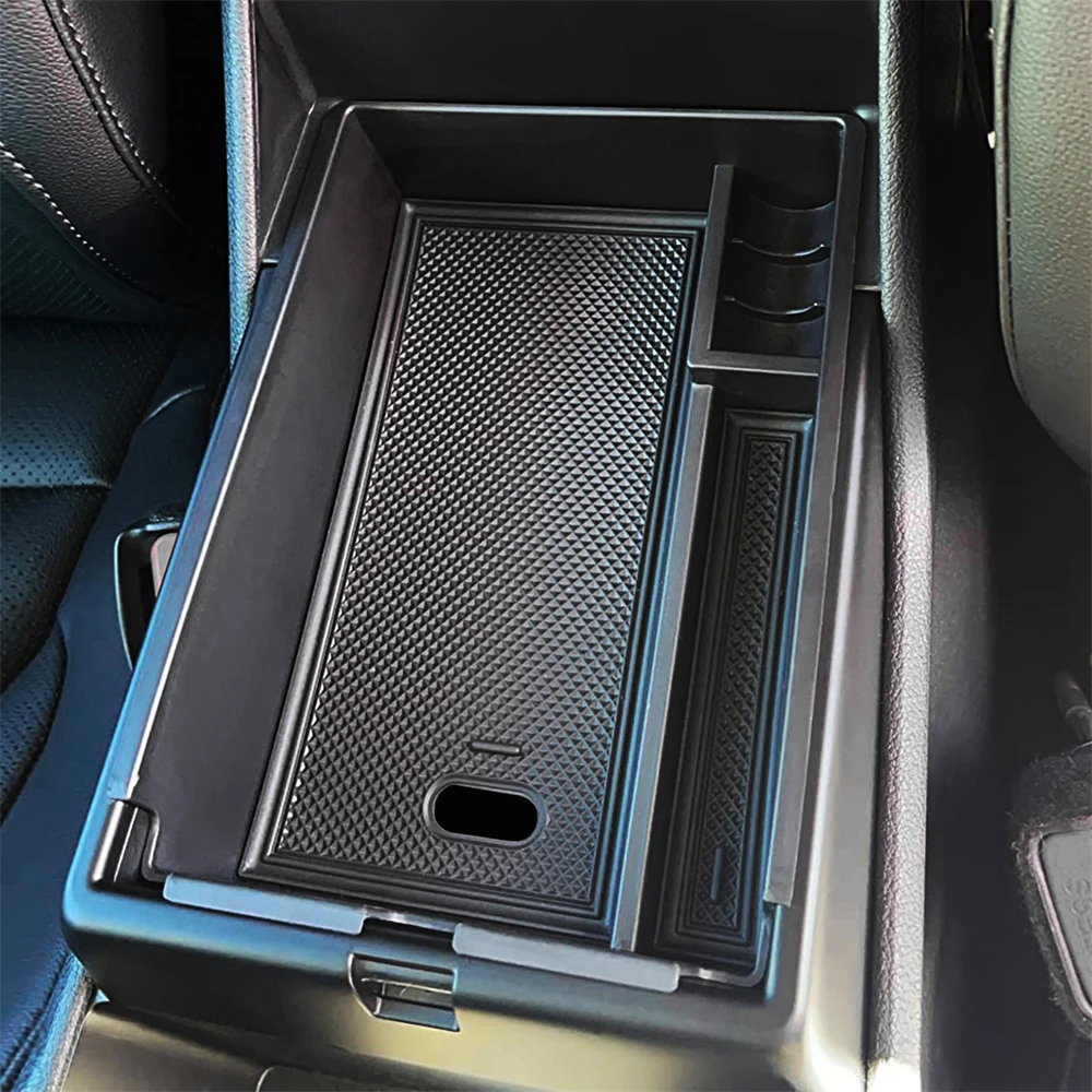 Center Console Organizer Tray for Kia Sportage 2023 2024 NQ5 Armrest Storage Box Car ABS Accessories Center Console Storage Box