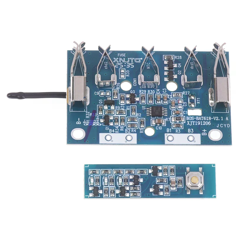 1x Casing Baterai Li-ion Papan Perlindungan Deteksi Tegangan PCB Pengganti Casing Baterai untuk Peralatan 18V