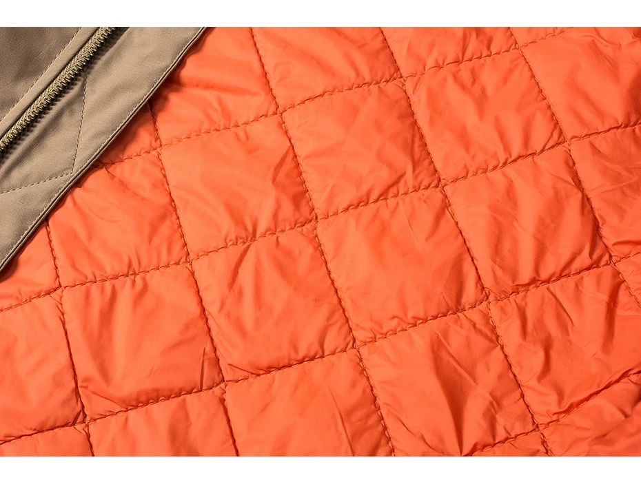 MAGCOMSEN Jacket Men Warm Zip Up Winter Padded Coat Casual Baseball Jackets Pilot Windbreaker Varsity Jackets