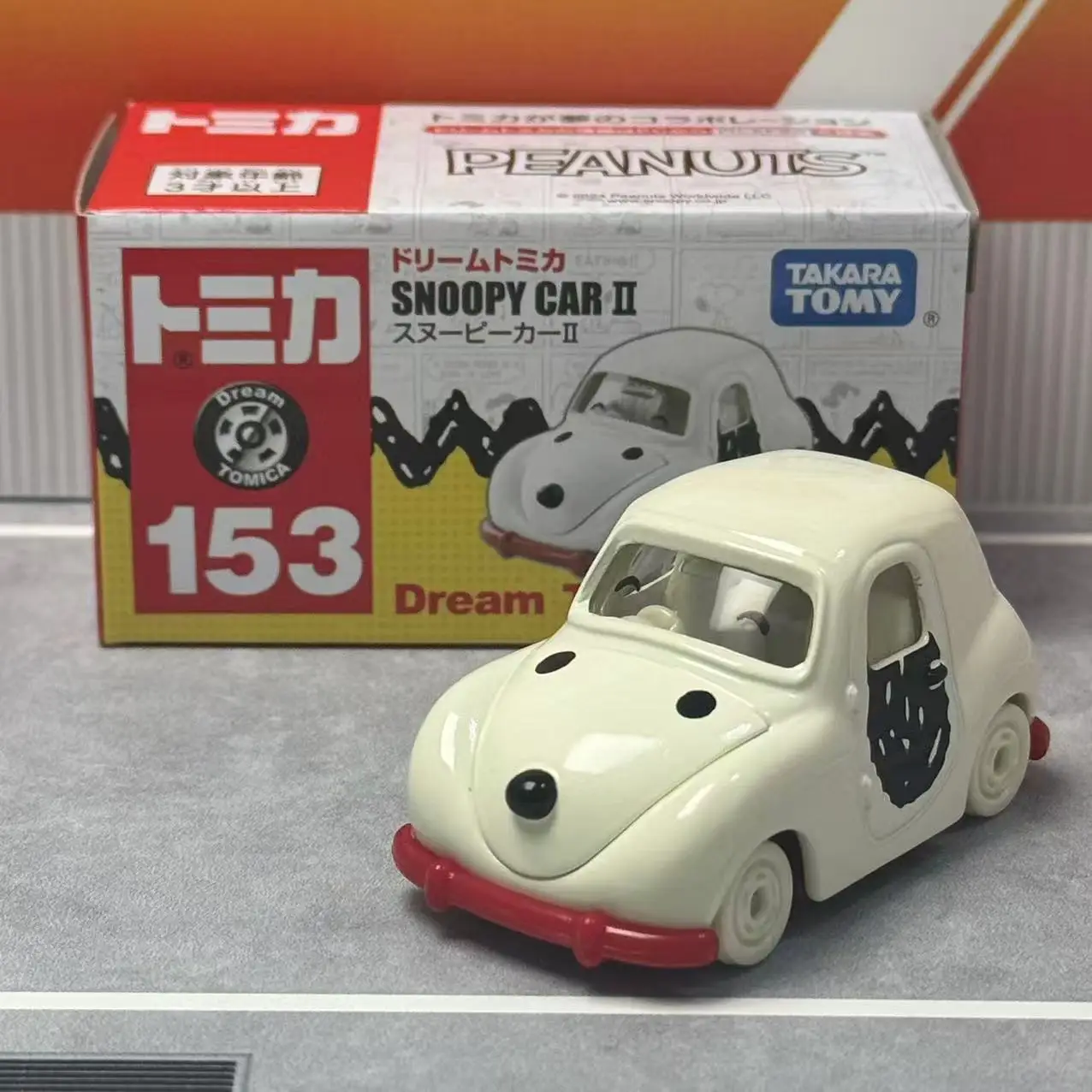 

Takara Tomy Tomica Dream Tomica No.153 Snoopy Car II игрушка из сплава, литая под давлением металлическая модель для детей