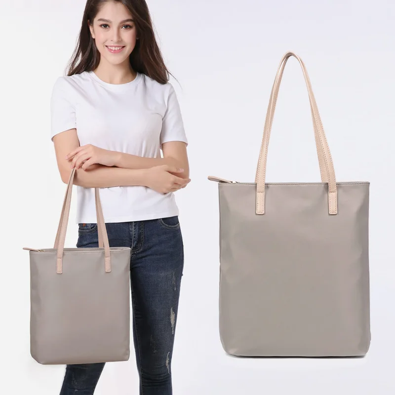 Borsa a tracolla da donna borsa per Laptop femminile borsa a tracolla per Shopping Casual in Nylon Oxford Office Lady di grande capacità per ragazze