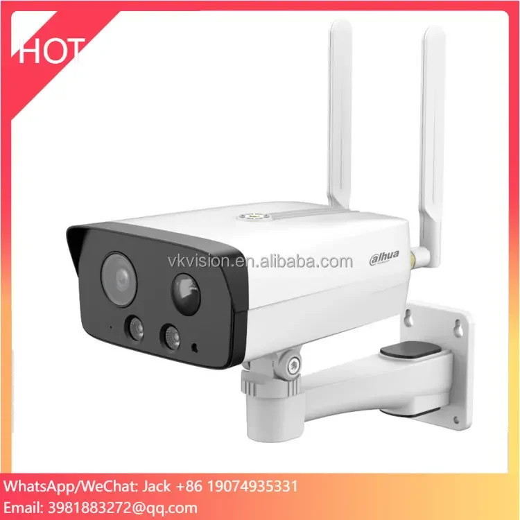 Cámara de red 4G Bullet WizSense focal fija IR de 4MP IPC-HFW3441DG-AS-4G-LA-B IPC-HFW3441DG-AS-4G-EAU-B