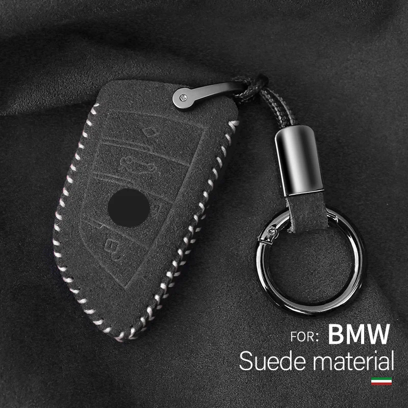 

For Bmw Alcantar Suede Keychain 3 5 7 Series X1x3x5x6 F15 F16 E53 E70 E39 F10 F30 G30 G20 G11 G01 G02 G05 Blade Keychain Buckle