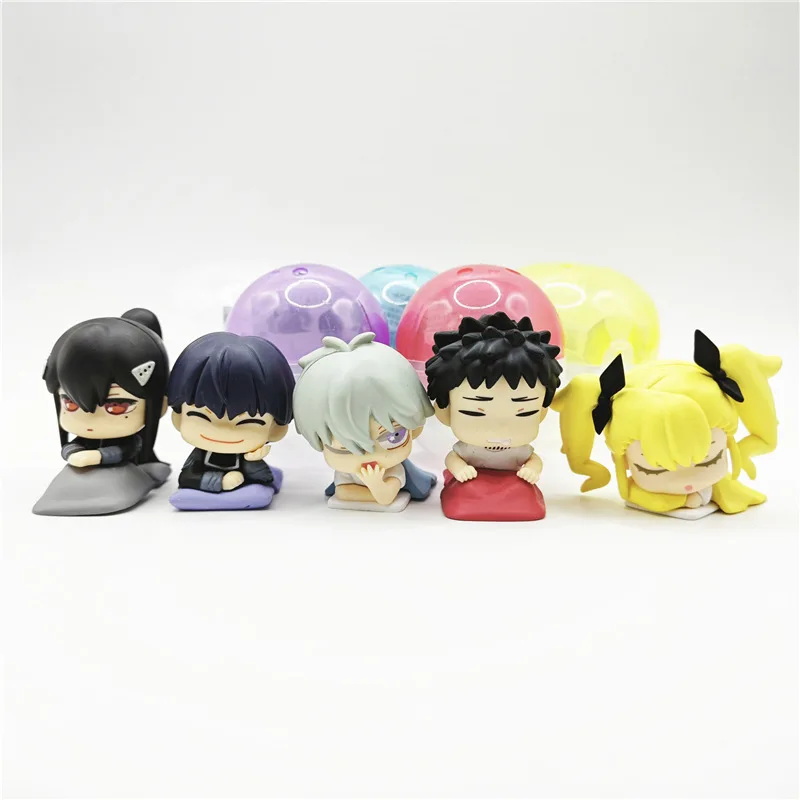 5 قطعة/المجموعة أمين كايجو رقم. 8 ألعاب نموذج بيضة نسخة نوم لطيفة مقاس 5 سم #2