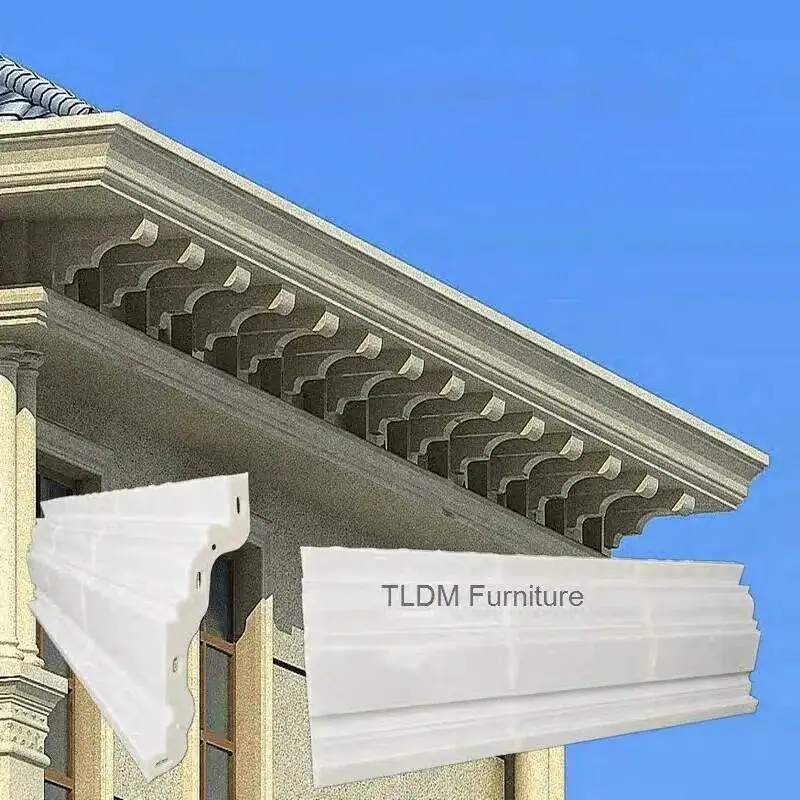 

Line Column Line Molds European Villa Eaves Modern Exterior Wall Decoration Template Household Roman Art Eaves Cornice Drip Line