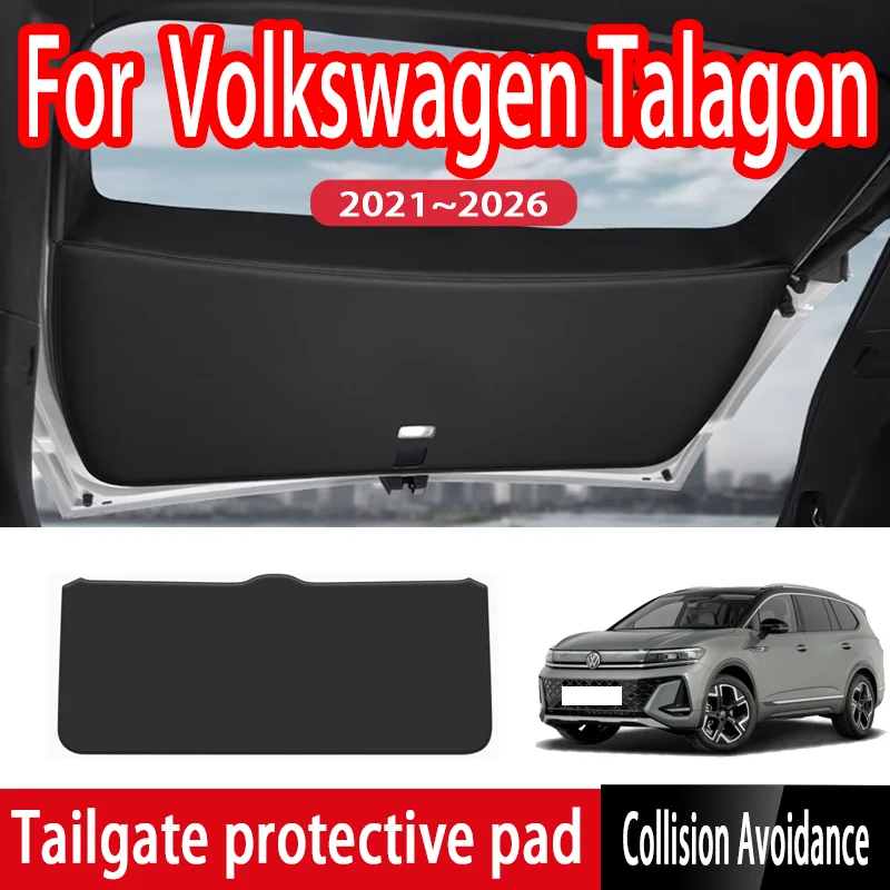 

For VW Volkswagen Talagon 2021~2026 Car Trunk Tailgate Protection Pad Anti-dirty Waterproof Backplate Protective Mat Accessories